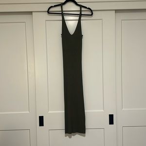 Mod Ref green ribbed dress